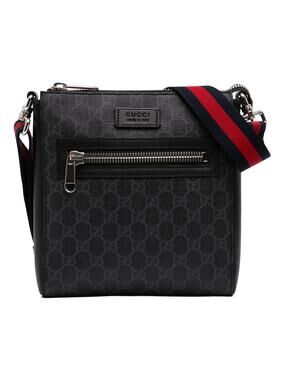 Gucci Web Strap Front Zip Messenger Bag #328484G94B